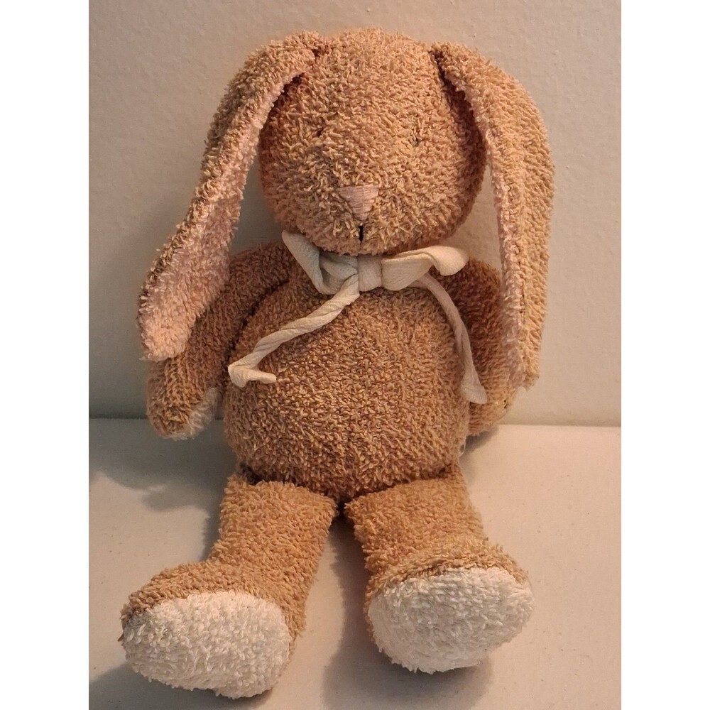 Vintage Manhattan Toy Company Terry Cloth Rabbit Bunny Stuffed Plush 10"